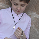 LUCAS - customizable silver necklace 15x26mm
